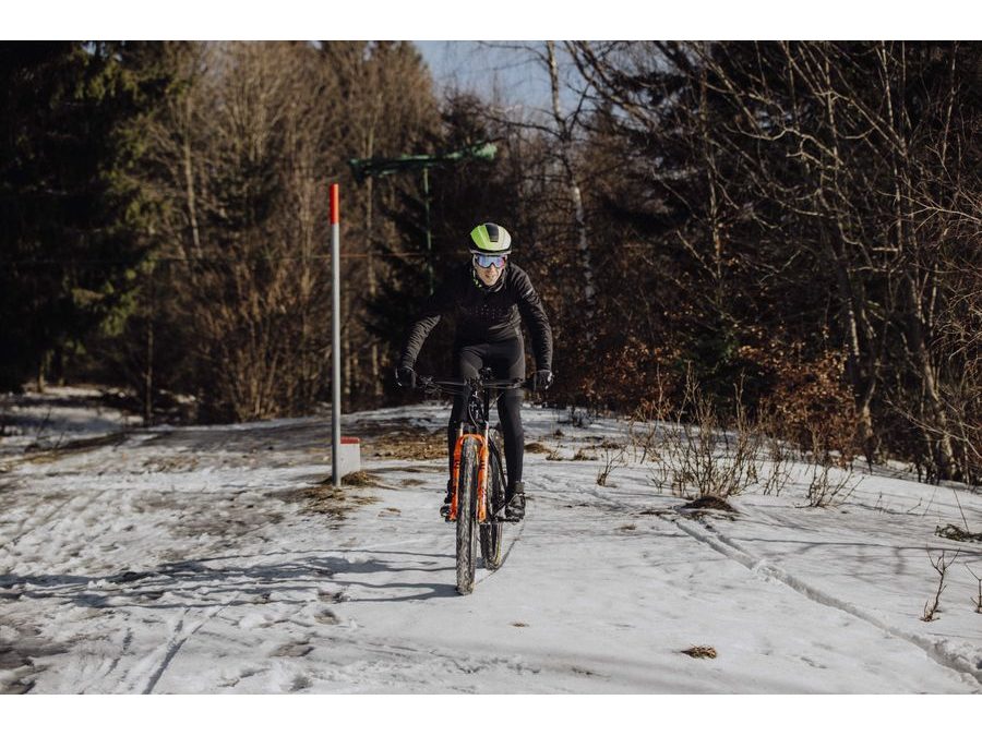 Pánské kalhoty se šráky bez vložky FORCE BRIGHT, černé