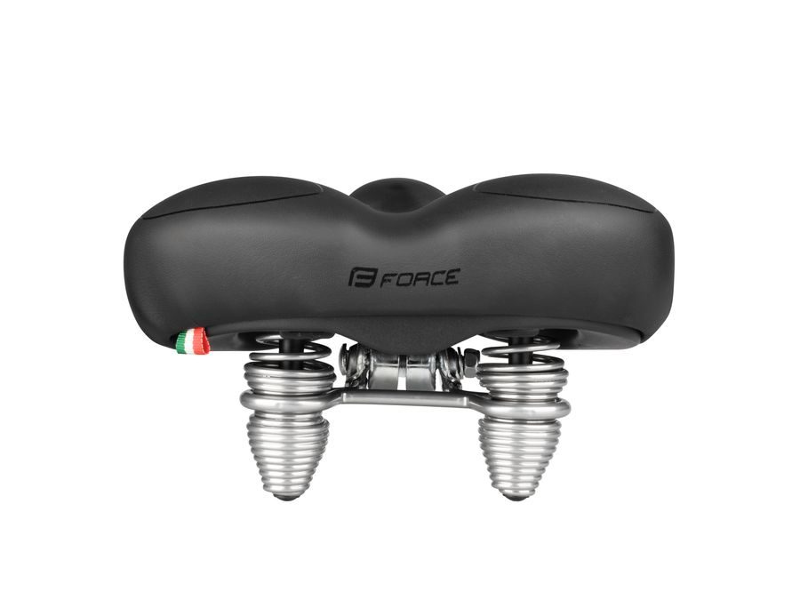 Sedlo s pružinou FORCE NOVA2 UNI, černé