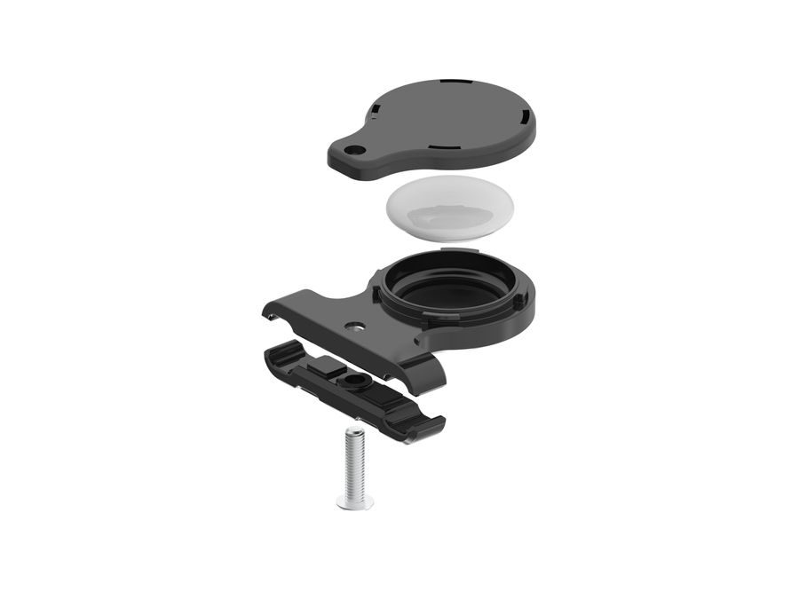 Držák na airtag LEZYNE AIRTAG HOLDER MATRIX SADDLE TAGGER BLACK