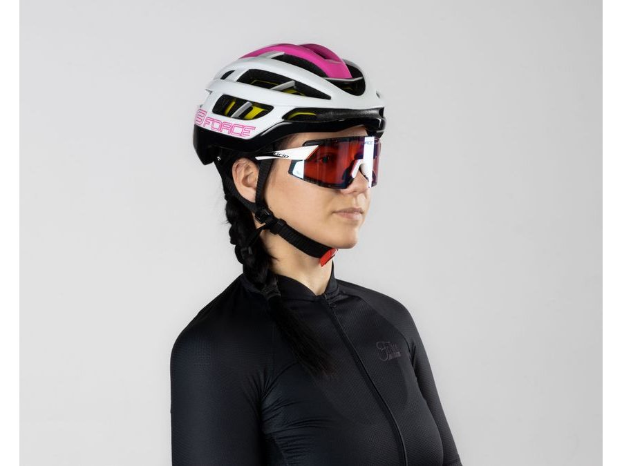 Helma FORCE LYNX MIPS, bílo-růžová