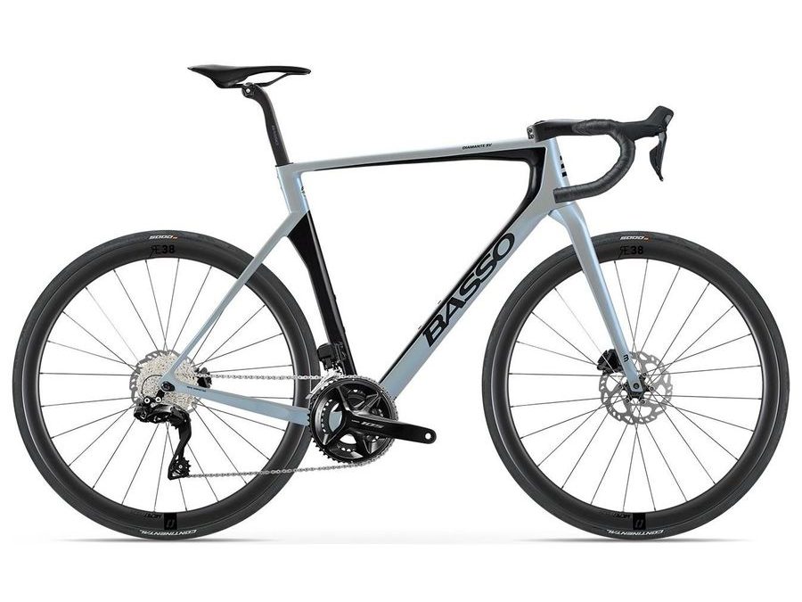 Silniční kolo Basso Diamante SV Shimano 105 Di2, Microtech RE38, opal white