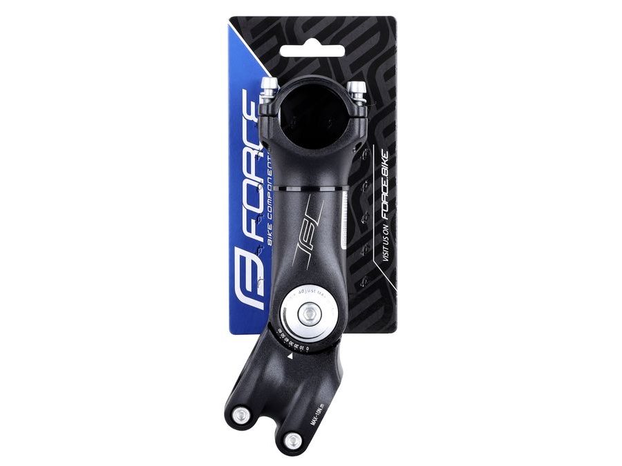 Představec FORCE S6.4 31,8/125mm stavitelný Al, černý