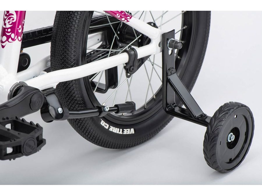 Dětské kolo GHOST Powerkid 16 Pearl White/Candy Magenta Gloss