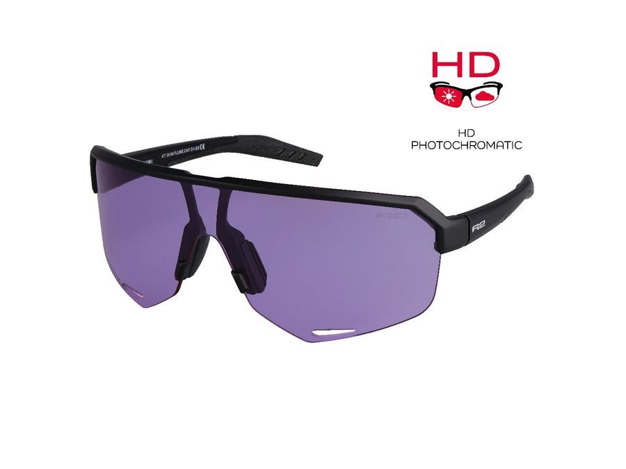 Fotochromatické sportovní sluneční brýle R2 FLUKE AT100A6, černé
