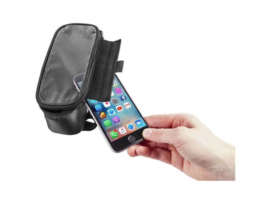 brašna M-WAVE přední na mobil XL černá