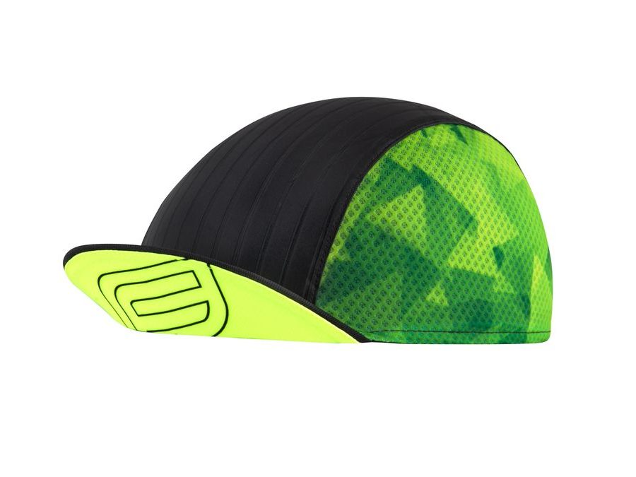 Čepička s kšiltem FORCE CORE letní, černo-fluo