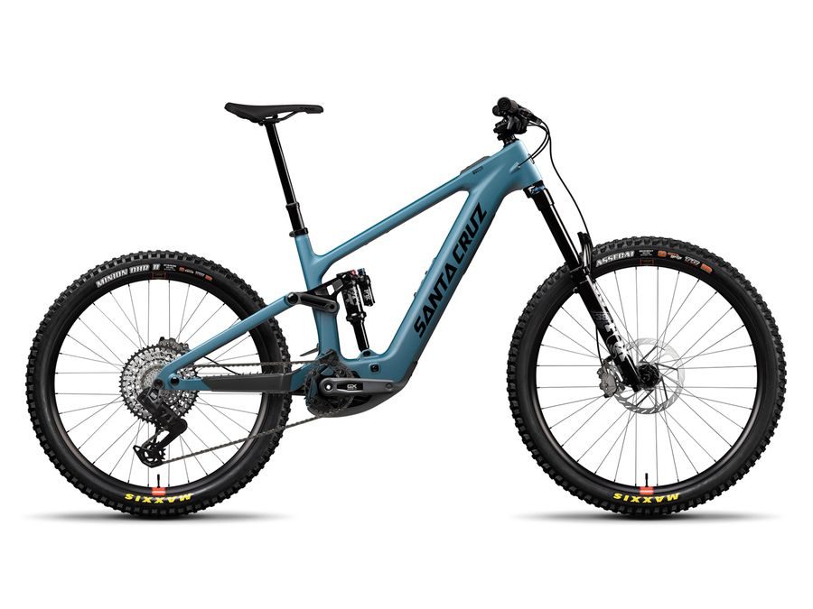 Celoodpružené elektrokolo Santa Cruz Bullit 4 C MX 26 TEAL GX AXS CH, Matte Teal Sparkle