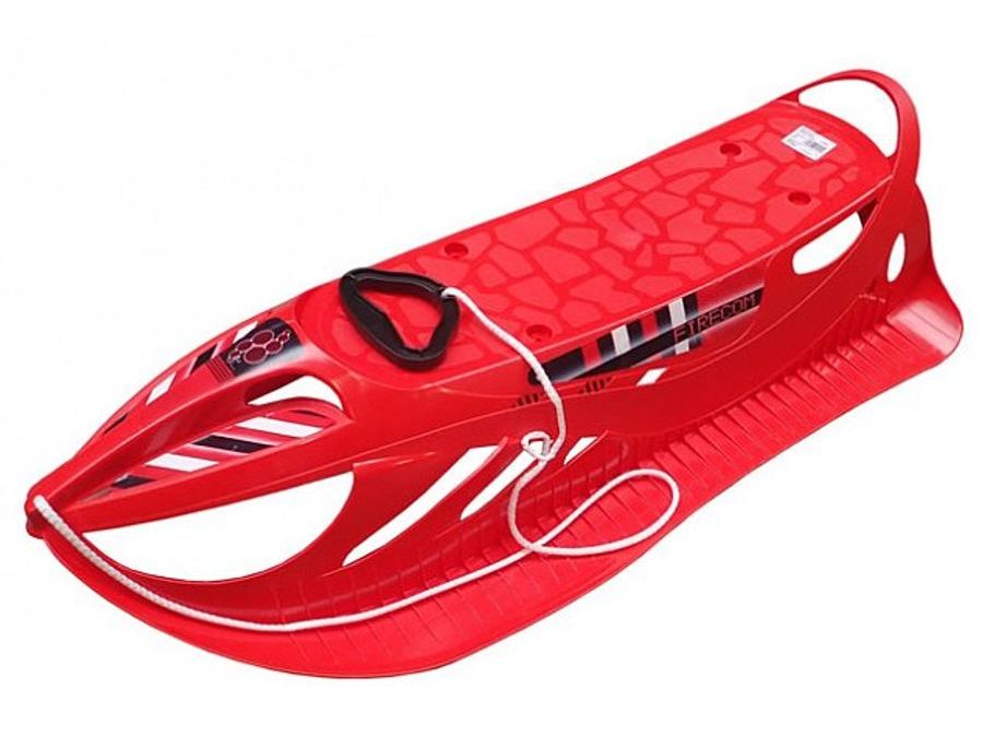 Sáně plastové Firecom červené