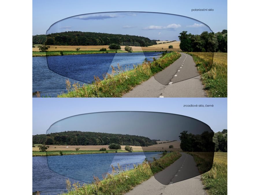 brýle F DRIFT černé, polarizační+černé sklo SADA