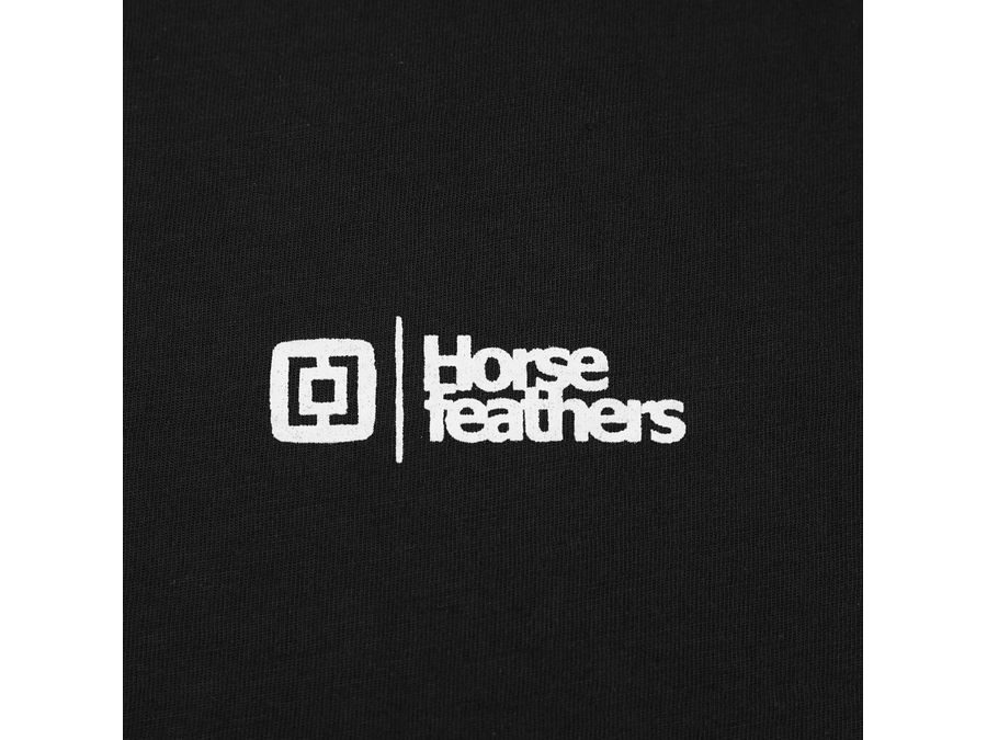 Pánské funkční triko/dres s krátkým rukávem HORSEFEATHERS Rooter, black