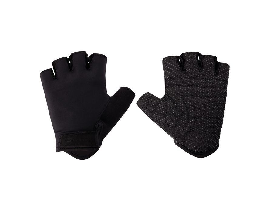 Letní krátkoprsté rukavice FORCE FUN, černé
