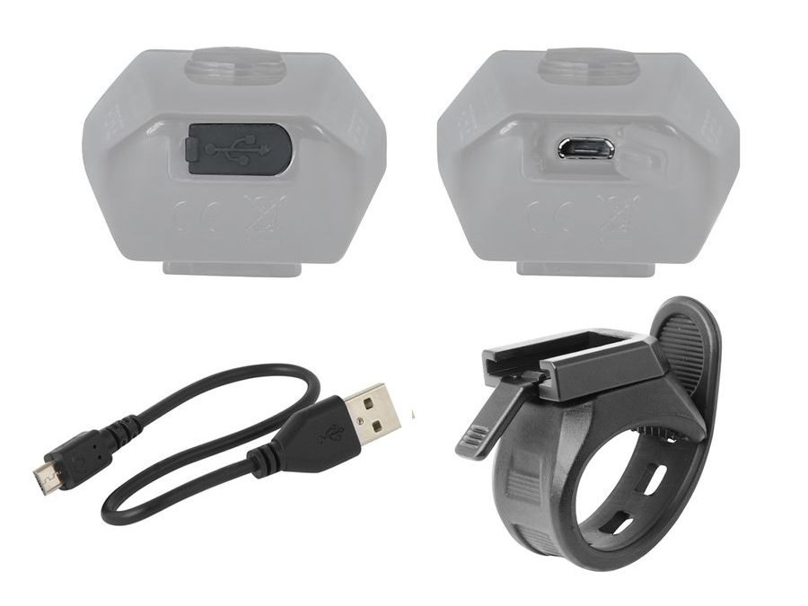 Přední světlo Force BUG-400 USB černé