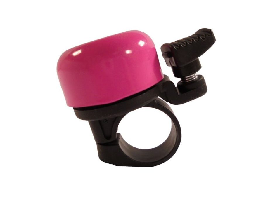 Zvonek Baby smalt reflexní růžový