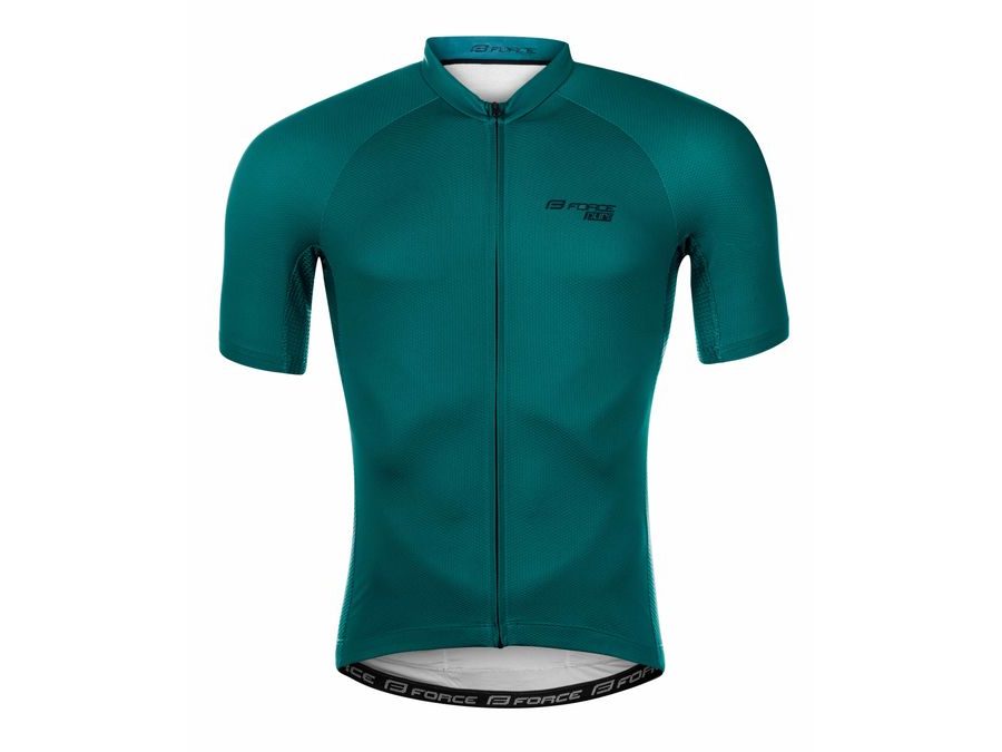 Pánský dres s krátkým rukávem FORCE PURE, petrolejový