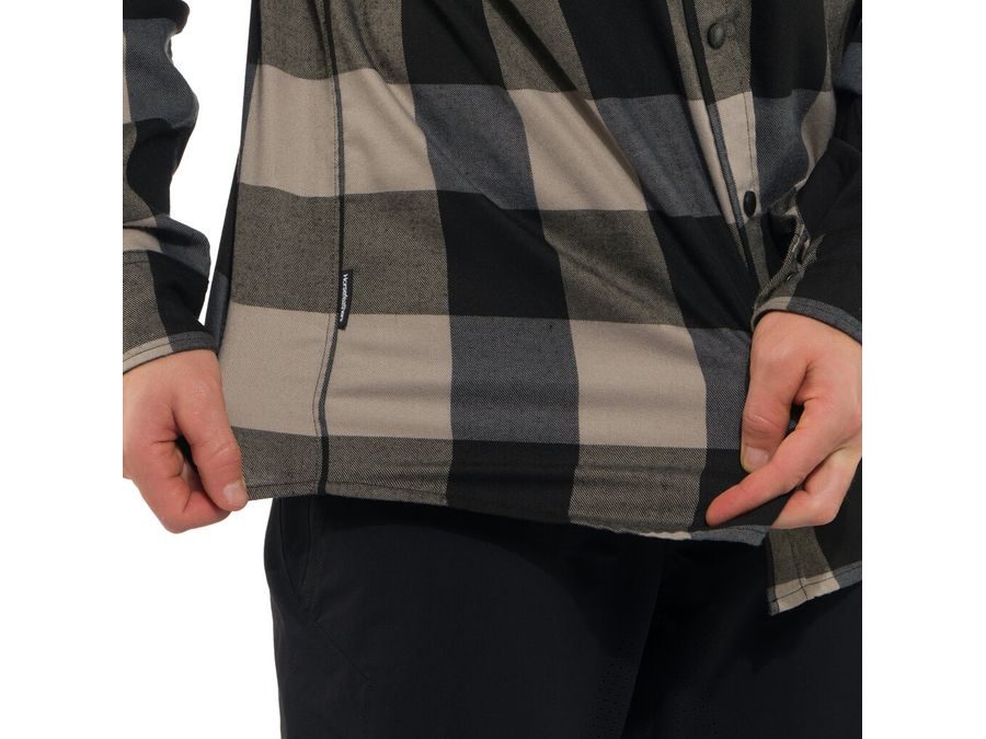 Pánská technická bike košile HORSEFEATHERS Prom, silver birch