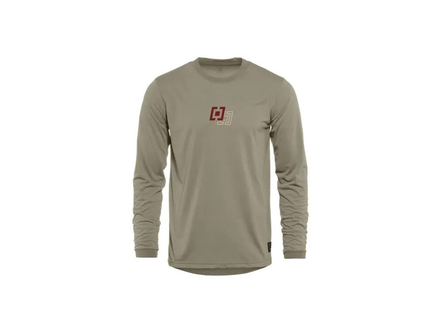 Pánský dres HORSEFEATHERS Fury LS - taupe