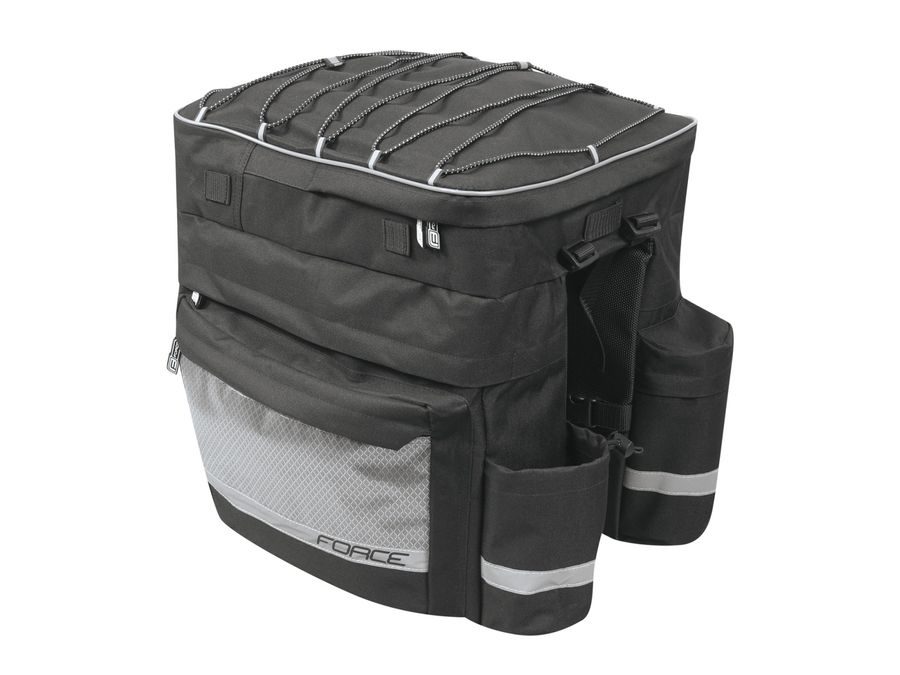 Brašna-trojbrašna na nosič Force TARGET černá 32 l