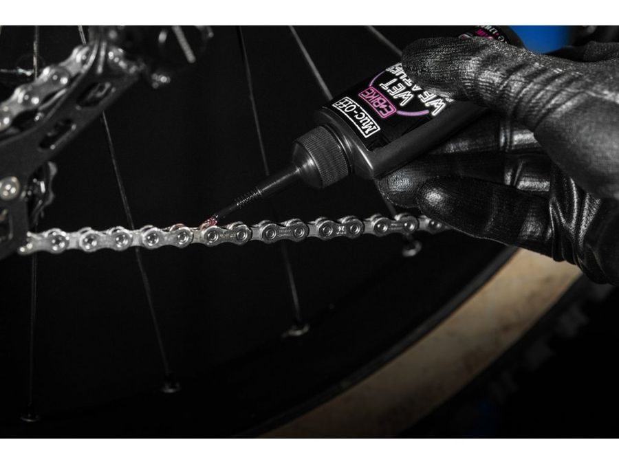MUC-OFF EBIKE CERAMIC WET LUBE 50 ml - Mazivo s keramikou na řetěz elektrokol do mokra