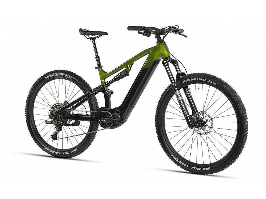 Pánské celoodpružené elektrokolo Maxbike MAYA Full AL 2026 Herbal green