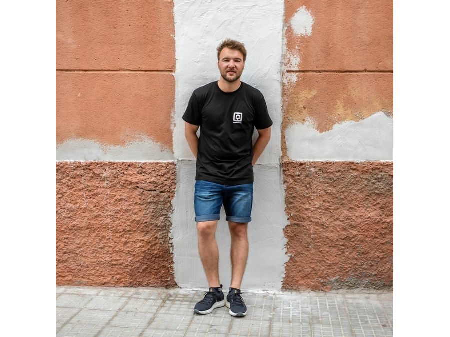 Pánské tričko s krátkým rukávem HORSEFEATHERS Mini Logo, black