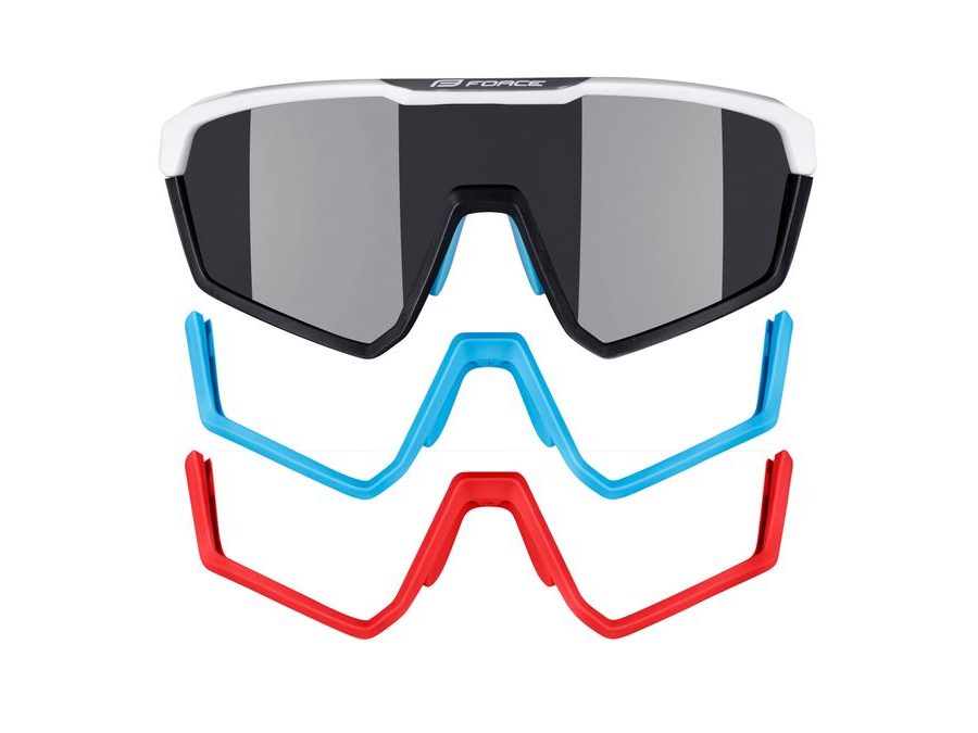 Brýle FORCE APEX, bílo-šedé, černé skla