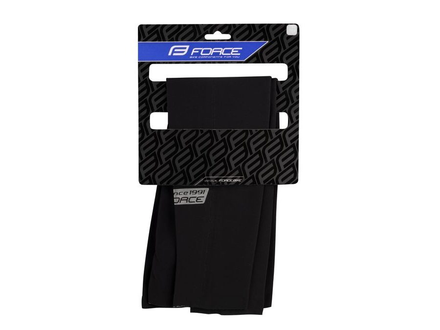 Návleky na nohy FORCE RACE, lepené, černé