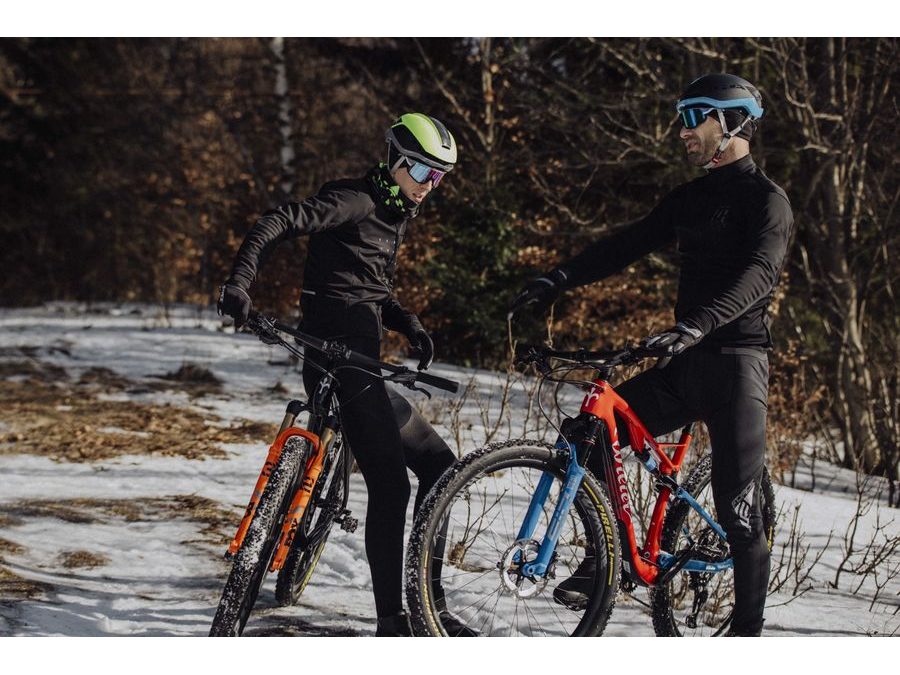 Pánské kalhoty se šráky bez vložky FORCE SHARD WINDSTER, černé