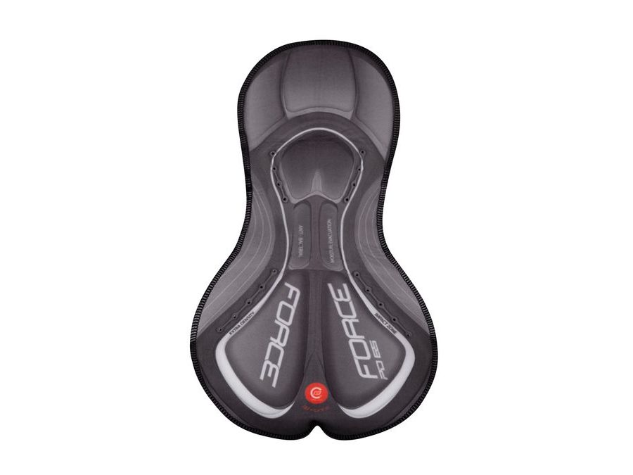 Pánské kraťasy do pasu s vložkou FORCE SHINE, černé