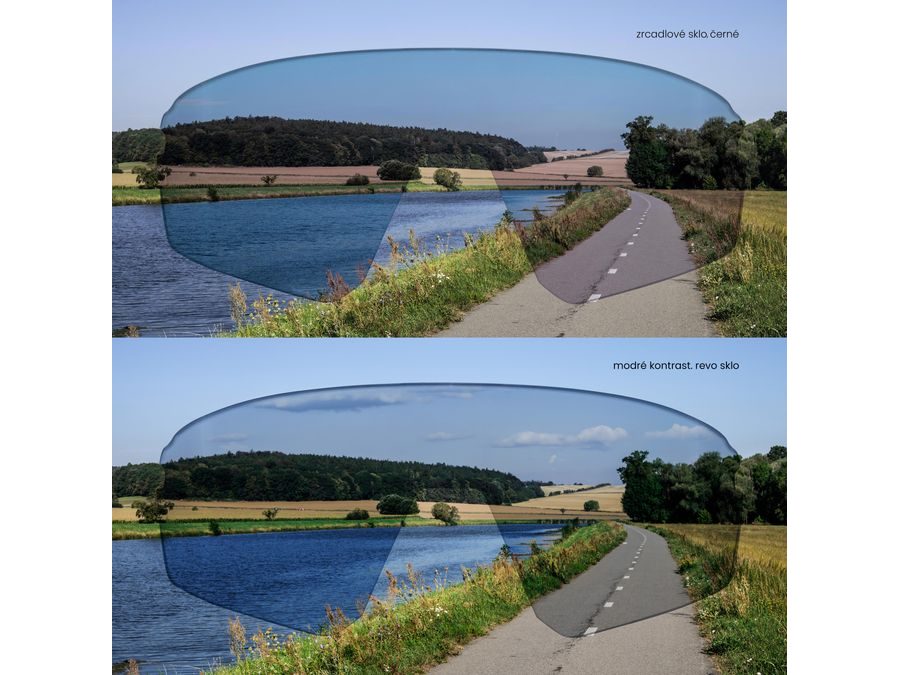 brýle F DRIFT 1x fluo+1x černé,kontrast+černé SADA