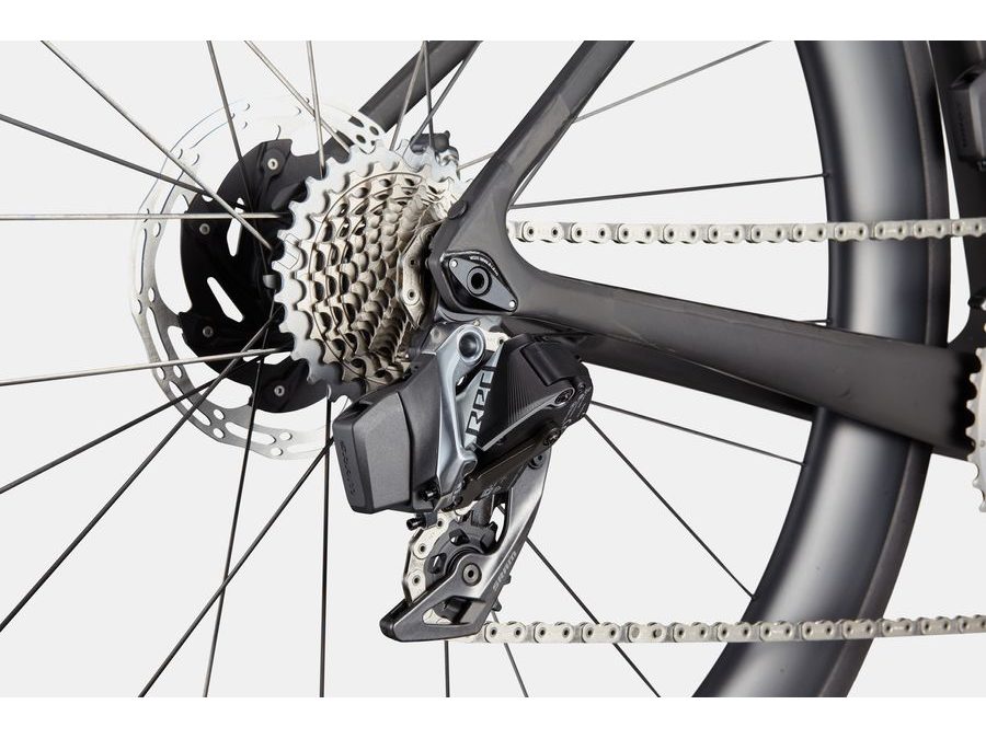 Silniční kolo CANNONDALE SUPER SIX EVO Hi-MOD 1, mercury-raw carbon-brushed chrome-smoke black