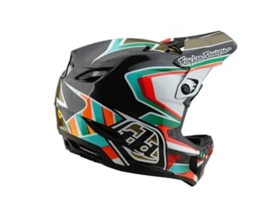 Integrální helma Troy Lee Designs D4 CARBON FRAMES BLACK/GOLD 2025
