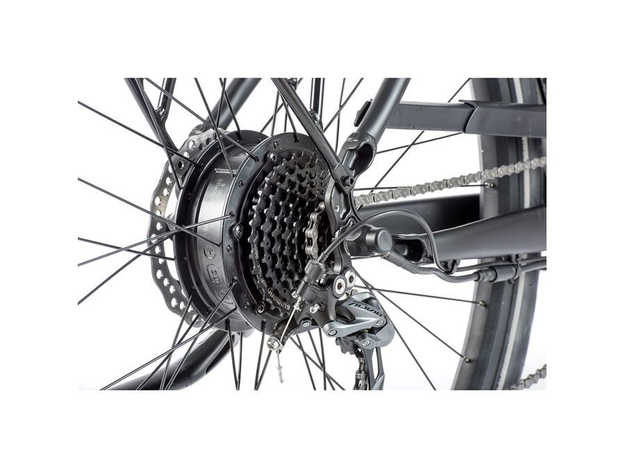 Pánské trekingové elektrokolo Leader Fox SANDY 2021, ČERNÁ MAT-MODRÁ