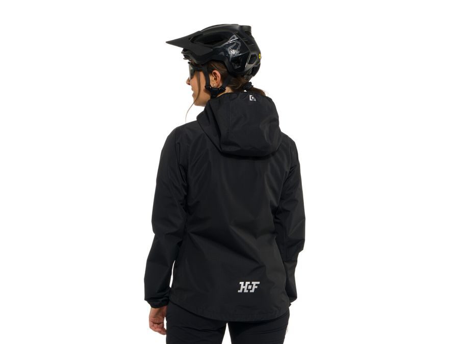 Dámská nepromokavá bunda HORSEFEATHERS Onyx, black reflex