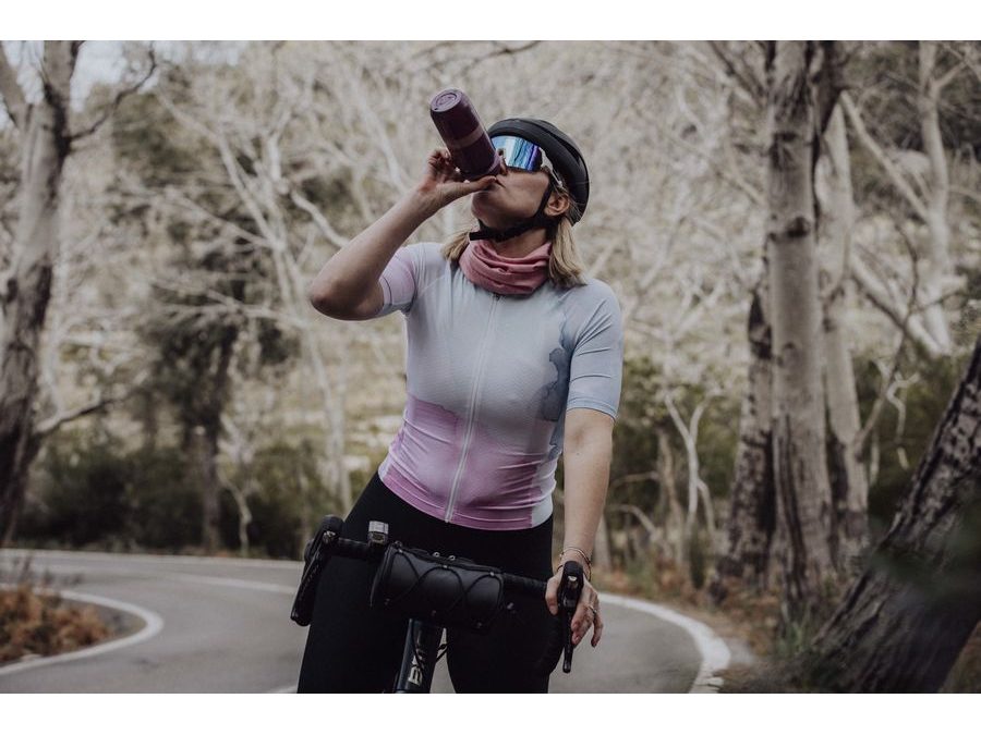 Dámský dres s krátkým rukávem FORCE SPLASH LADY, růžovo-modrý