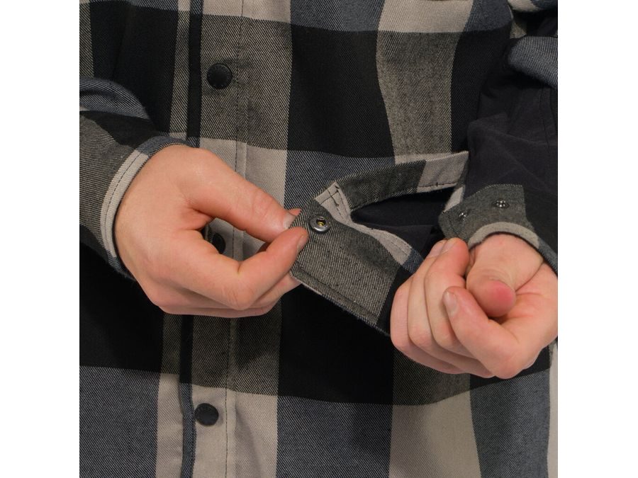 Pánská technická bike košile HORSEFEATHERS Prom, silver birch