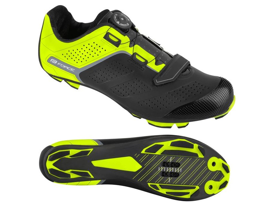 tretry FORCE MTB CARBON DEVIL PRO, fluo 45