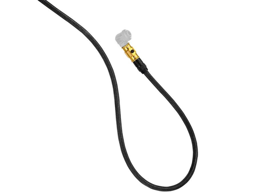 Hadička pro hustilky LEZYNE PUMP HOSE ABS BRAIDED FLOOR PUMP HOSE GOLD GLOSS