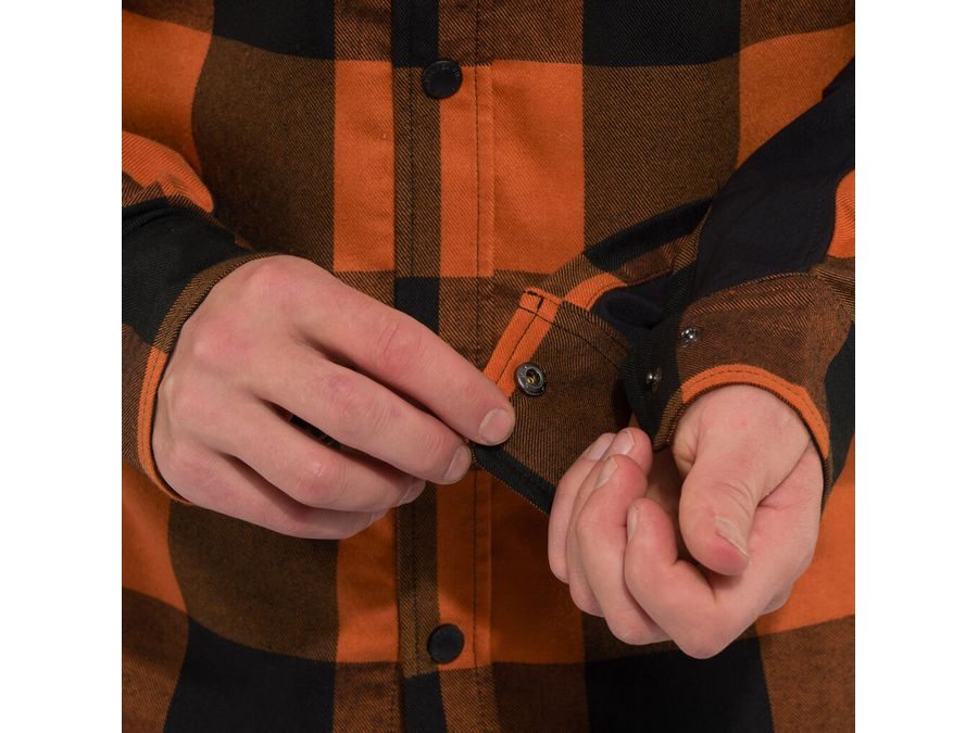 Pánská technická bike košile HORSEFEATHERS Prom, burnt orange