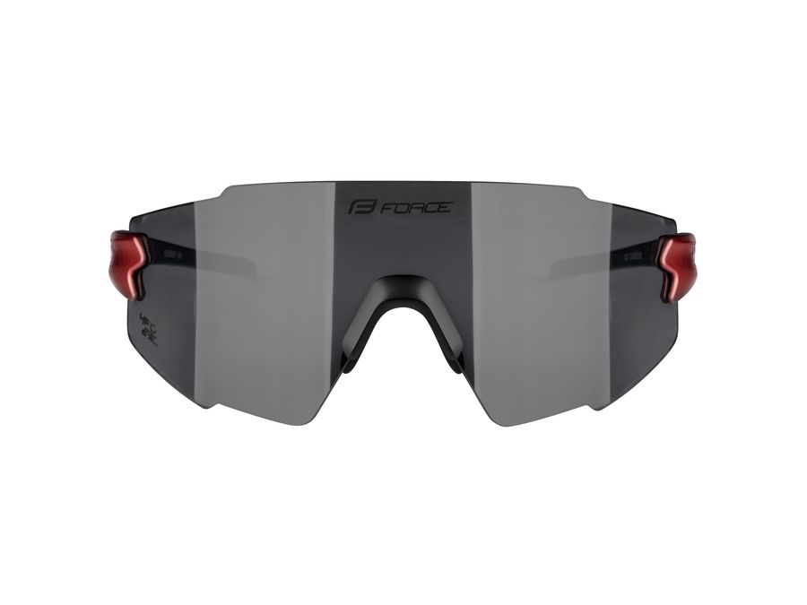 brýle FORCE MANTRA červené, černé zrc. sklo