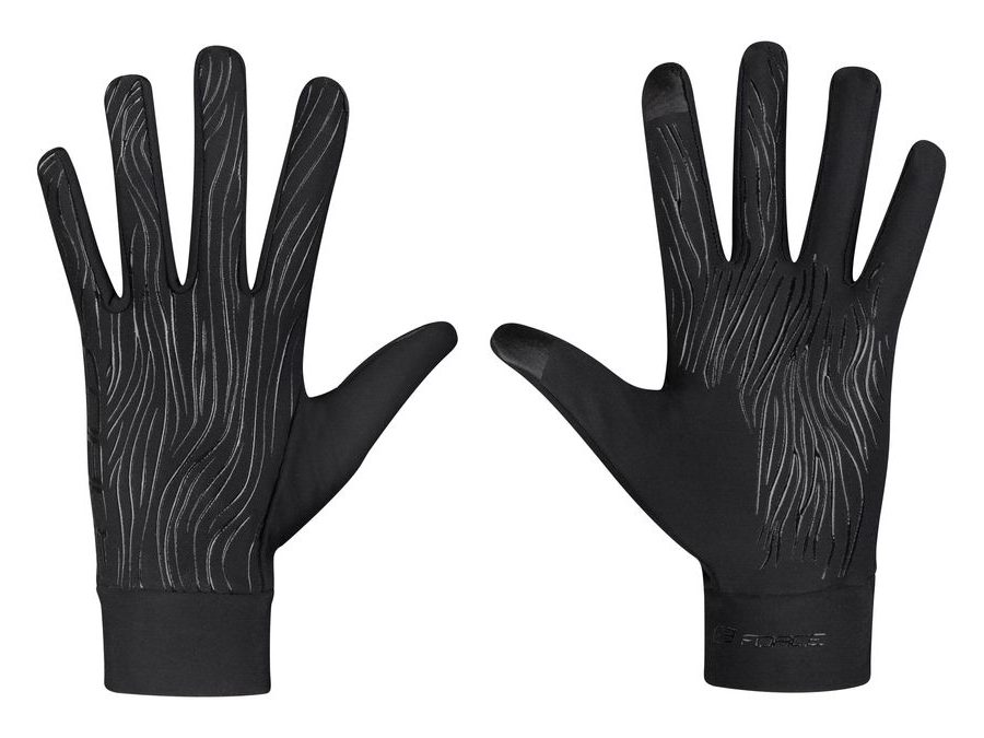 Podzimní/zimní rukavice FORCE TIGER, černé