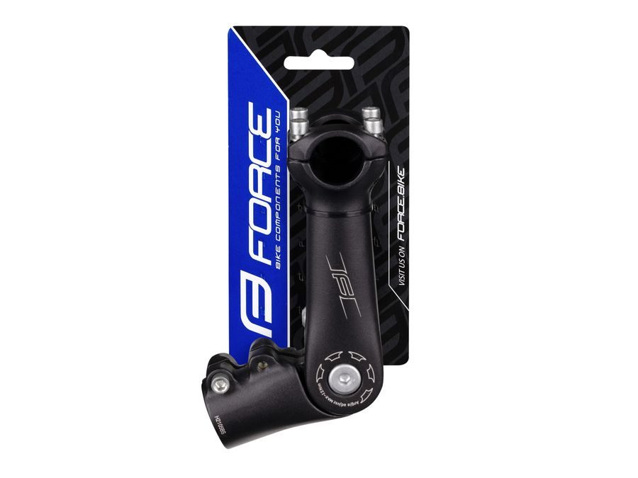 Představec FORCE S6.3 25,4/90mm stavitelný Al, černý