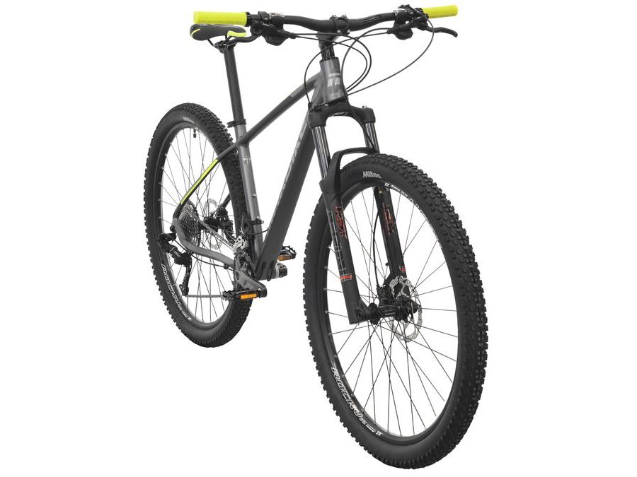 Pánské horské kolo Maxbike Inari 29" - Šedý Mat / Zelená 2022