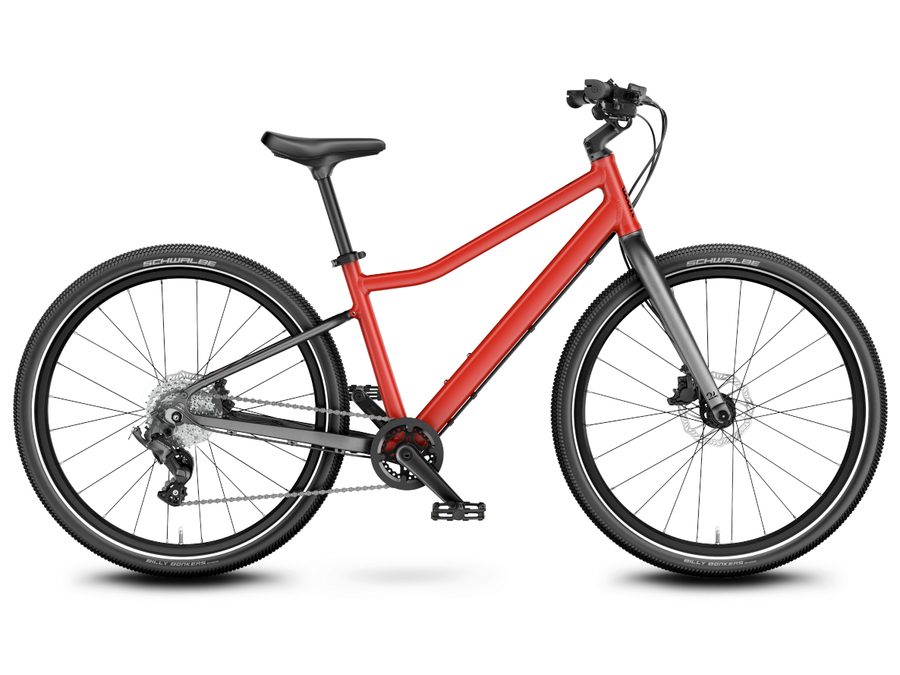 Dětské kolo Woom 5 Explore 24" - Red (Červená) 2025