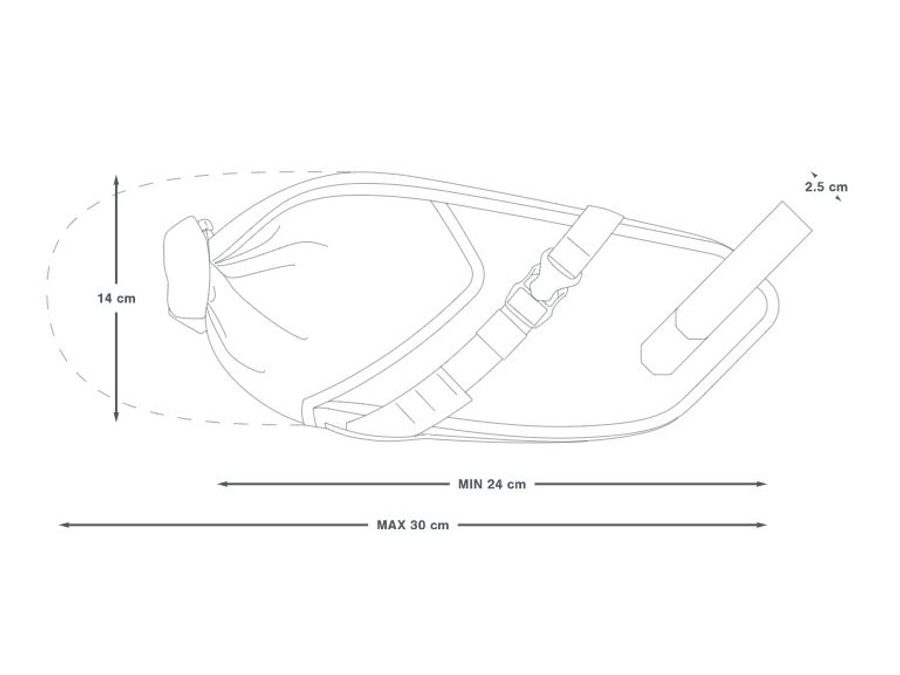 Brašna Apidura NEW Backcountry saddle pack (4,5l)