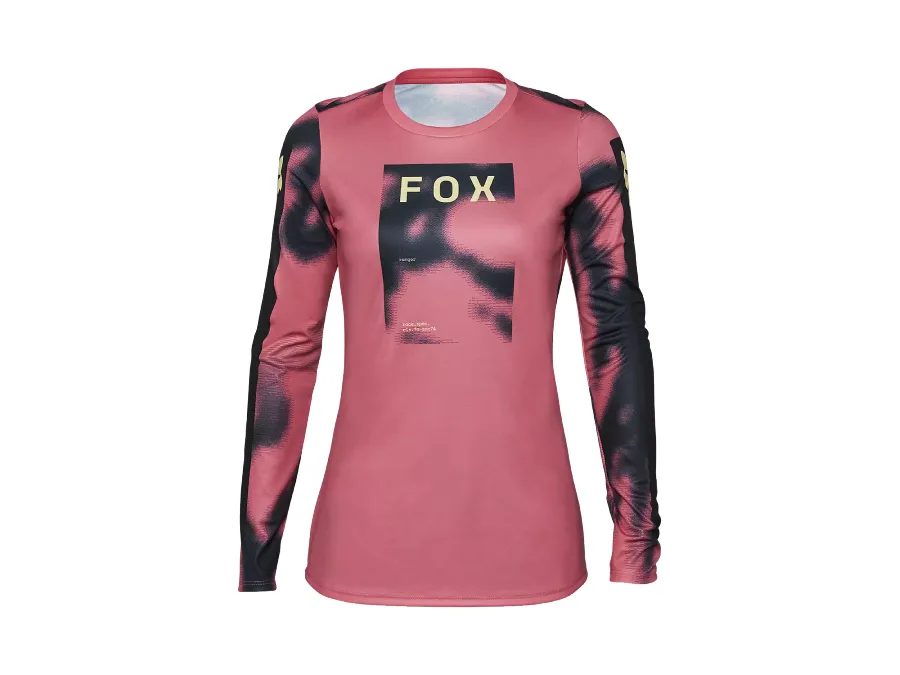 Dámský dres s dlouhým rukávem Fox W Ranger Ls Jersey Taunt, Guava Pink