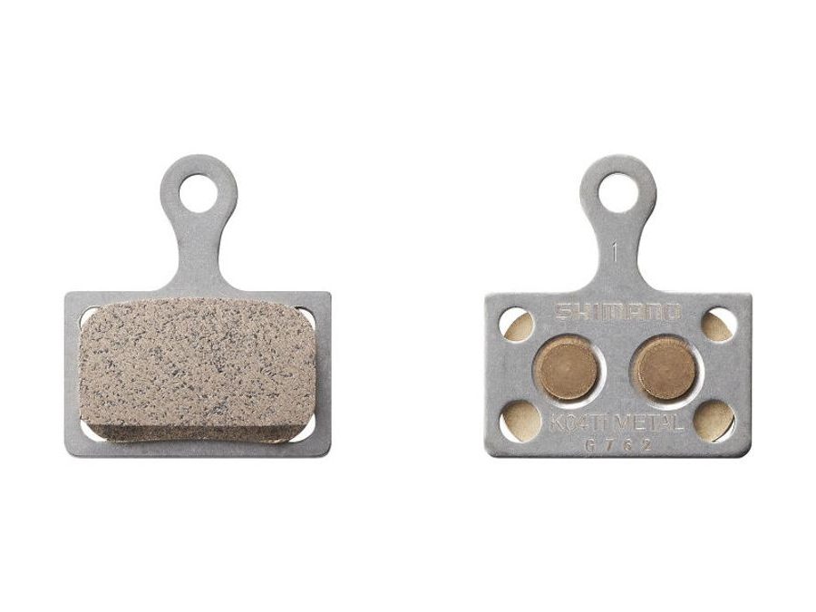 brzdové destičky Shimano K04-Ti kov original balení