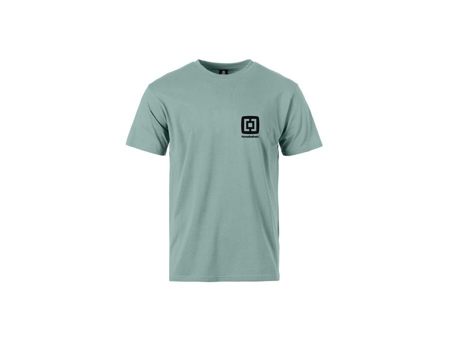 Pánské tričko s krátkým rukávem HORSEFEATHERS Mini Logo, blue haze