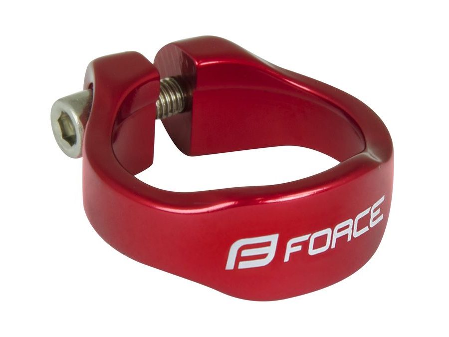 Objímka sedlovky FORCE na inbus 34,9mm Al, červená