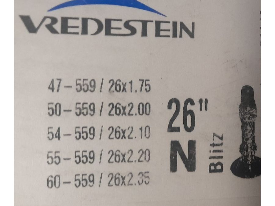 Duše Vredestein 26" 26x1.75-2.35 DV ventil