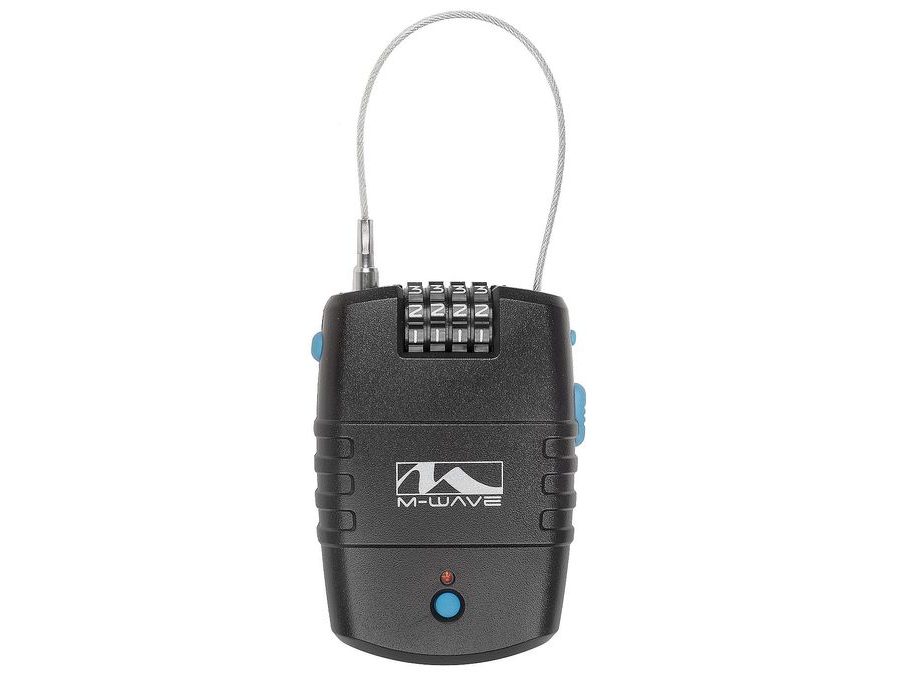 Zámek M-WAVE lankový s alarmem